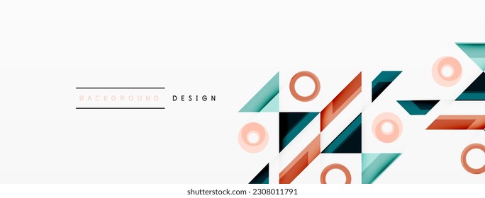 Circle minimal abstract background. Design for wallpaper, banner, background, landing page, wall art, invitation, prints, posters