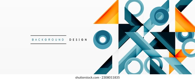 Circle minimal abstract background. Design for wallpaper, banner, background, landing page, wall art, invitation, prints, posters