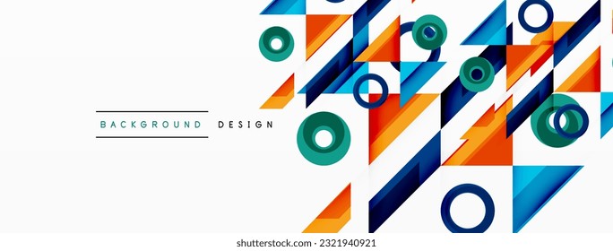 Circle minimal abstract background. Design for wallpaper, banner, background, landing page, wall art, invitation, prints, posters
