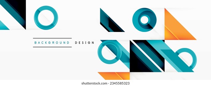 Circle minimal abstract background. Design for wallpaper, banner, background, landing page, wall art, invitation, prints, posters