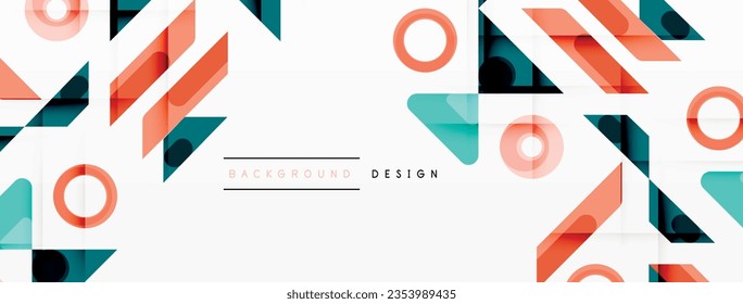 Circle minimaler abstrakter Hintergrund. Design für Tapeten, Banner, Hintergrund, Landing Page, Tapete, Einladung, Drucke, Poster
