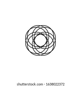 Circle Minimalist Logo Simple Templates and Vector