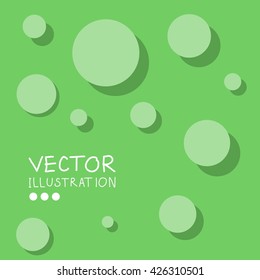 Circle modern business design template. Flat minimalism decoration. Abstract color circle background. Vector illustration.