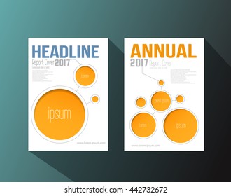 Circle modern fashionable cover design book cover brochures Vector design templates