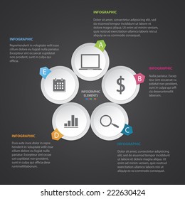 Circle modern Infographic 