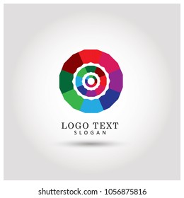 Circle Modern Logo. Vector, Symbol & Icon Template.