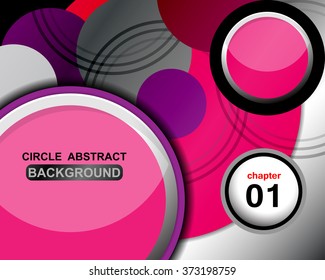circle modern purple background design, Vector Illustration