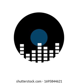 Circle modern und einfach DJ Logo