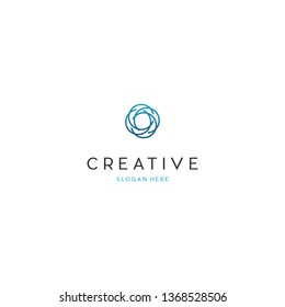 Circle Molecule Energy Power Creative Business Logo