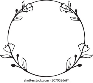 Circle Monogram Frame Clip Art Stock Vector (Royalty Free) 2070526694 ...