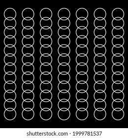 Circle Motifs Pattern. Decoration for Interior, Exterior, Carpet, Textile, Garment, Cloth, Silk, Tile, Plastic, Paper, Wrapping, Wallpaper, Pillow, Sofa, Background, Ect. Vector Illustration