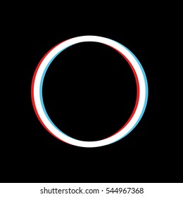 Circle moving background black
