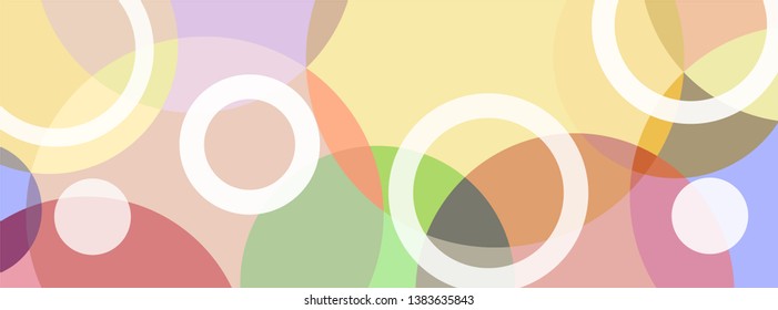 Circle of multiple colors - vector