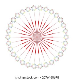 Circle Nakesha  Optical Illusion Sditorial