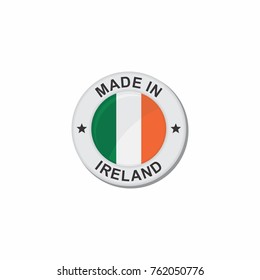Circle National flag (Made in) - Ireland