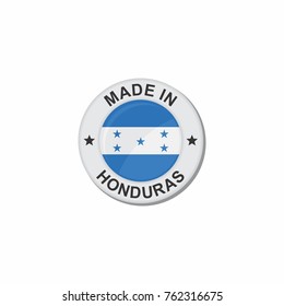 Circle National flag (Made in) - Honduras