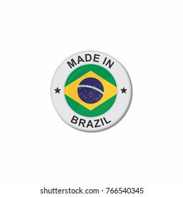Circle National flag (Made in) - Brazil