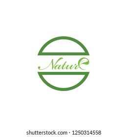 Biotechnology Line Art Logo Design Ecological Stock Vector (Royalty ...