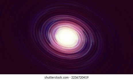 Circle Nebula interstella on Galaxy background with Milky Way spiral,Universe and starry concept desig,vector