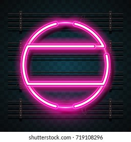 CIrcle neon design