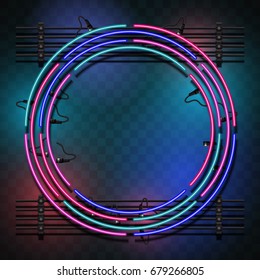 Circle Neon light