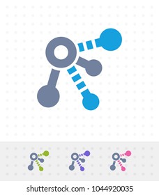 Circle Network - Tap Duo Icons. A professional, pixel aligned icon.