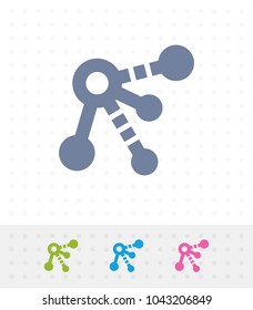 Circle Network - Tap Icons. A professional, pixel-aligned icon.