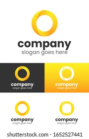 Circle O Logo Design 3D