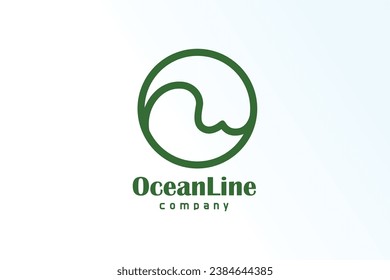 abstrakter minimalistischer, moderner Logo-Vektorgrafik
