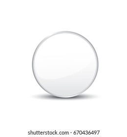 Circle on white background