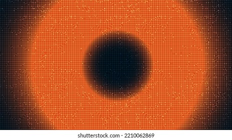 Circle Orange Technology Background,comic and Motion concept design,vector.