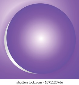 Circle, Orb, or Sphere with blank, empty space