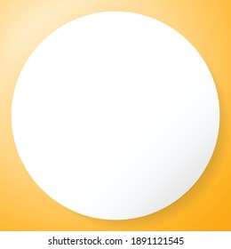 Circle, Orb, or Sphere with blank, empty space