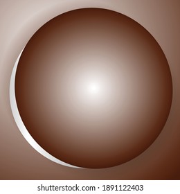 Circle, Orb, or Sphere with blank, empty space
