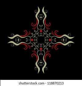 Circle ornament card