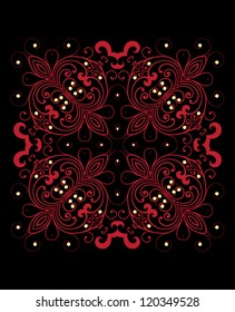 Circle ornament card