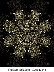Circle ornament card
