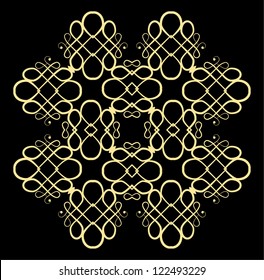 Circle ornament card