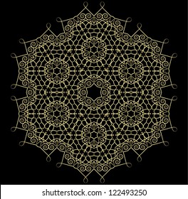 Circle ornament card