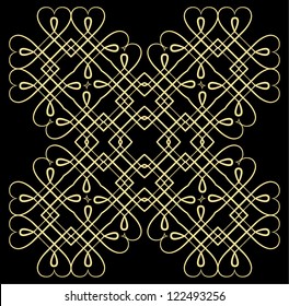 Circle ornament card