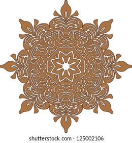 Circle ornament card