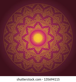 Circle Ornament Decorative