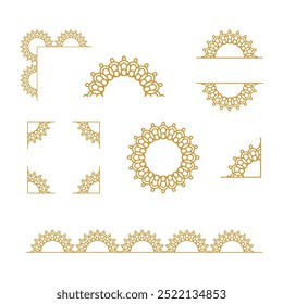 Circle Ornament Design Vektor Collection