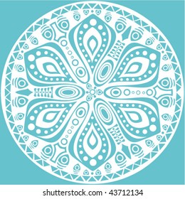 circle ornament lace