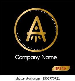 A circle ornament logo template vector illustration