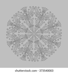 circle ornament, mandala