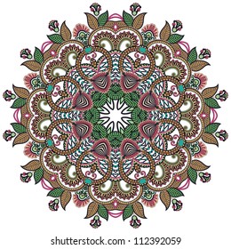 Circle ornament, ornamental round lace