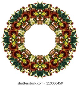 Circle ornament, ornamental round lace