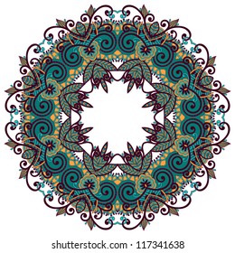 Circle ornament, ornamental round lace