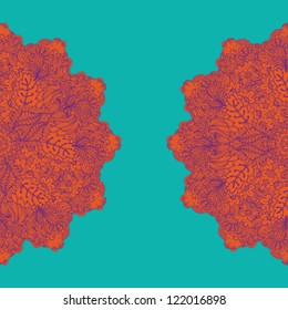 Circle ornament vector background